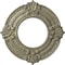 Ekena Millwork Benson Ceiling Medallion (Fits Canopies up to 4 1/8"), 9"OD x 4 1/8"ID x 5/8"P, Castle Stone Crackle CM09BNCSC - alternate 1